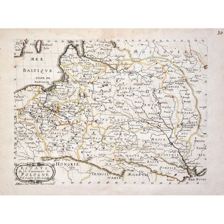Nicolas Sanson II | Estats de la Couronne de Pologne