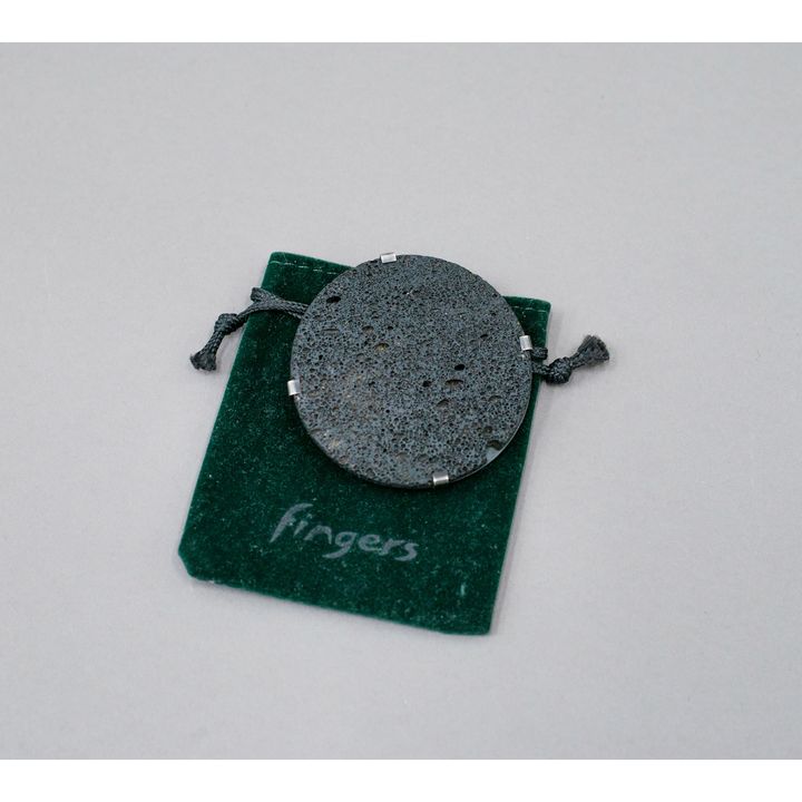 Warwick Freeman - Scoria brooch