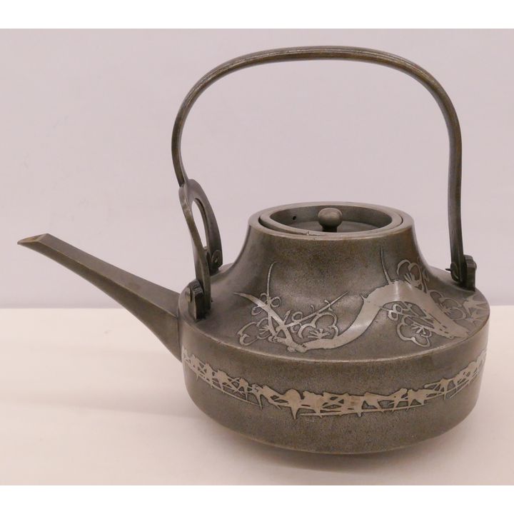 Japanese Tinware Sake Kettle- 6''