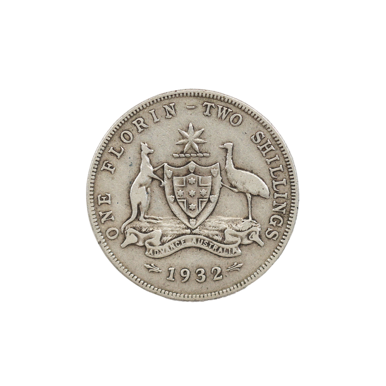 1055. · George V, Florin, 1932, VG