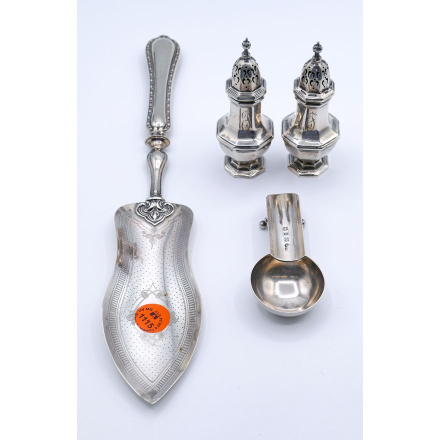 4pc Antique European Silver - 159 grams TW