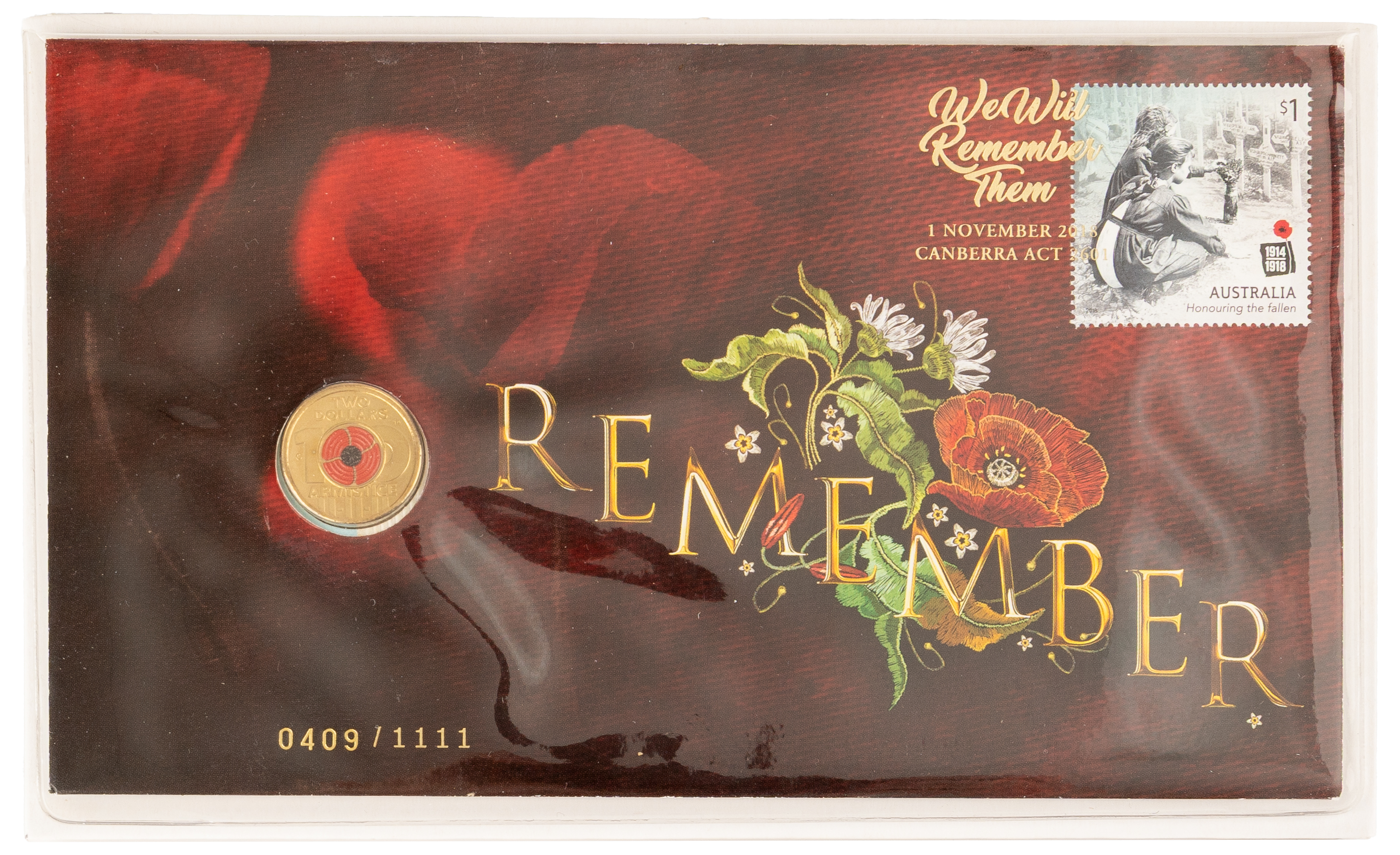 198 · Remembrance, Two Dollars, 2018,  UNC