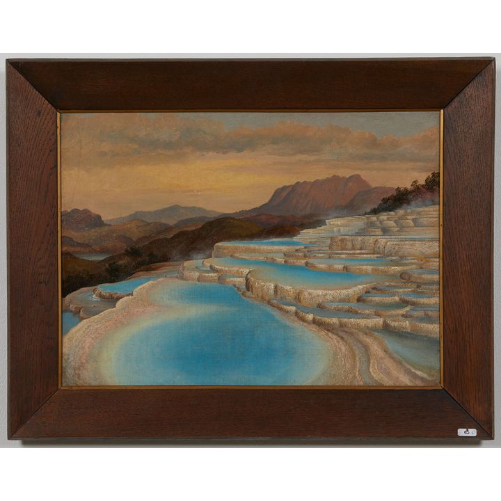 CHARLES BLOMFIELD - The White Terraces, Rotomahana