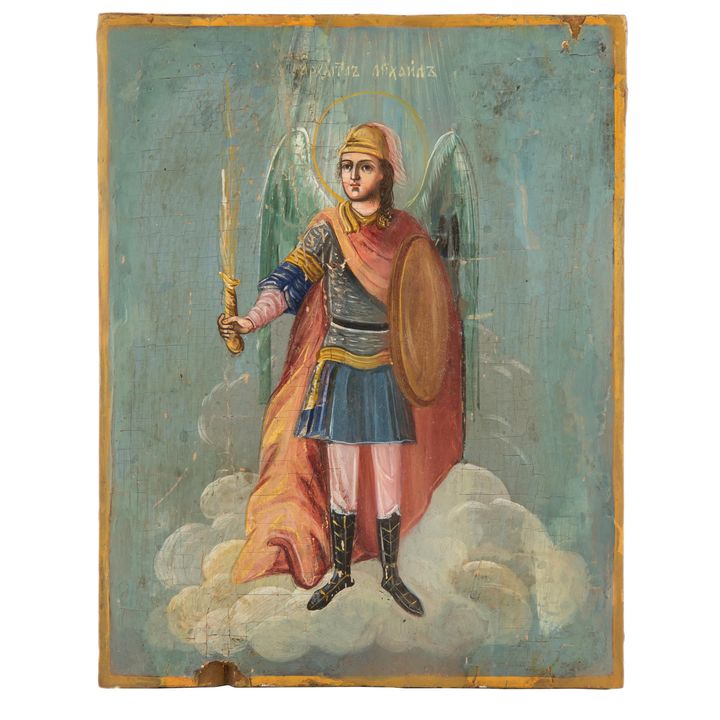 Ikona - Archanioł Michał, Rosja, XIX w.