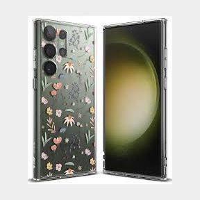 Fusion Design for Galaxy S23 Military-Grade Slim Protective Case - Dry Flowers - 51745/1504 SN B3 (S3)