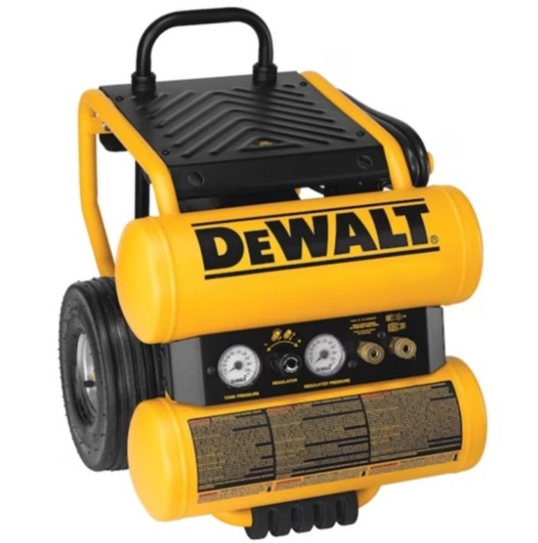 DEWALT Twin Tank Air Compressor, 4 Gal Vanzant Auctions