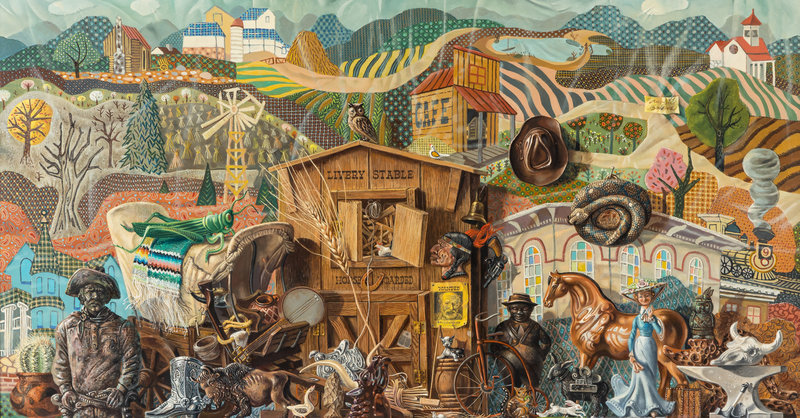 Aaron Bohrod
(American, 1907-1992)
Livery Stable