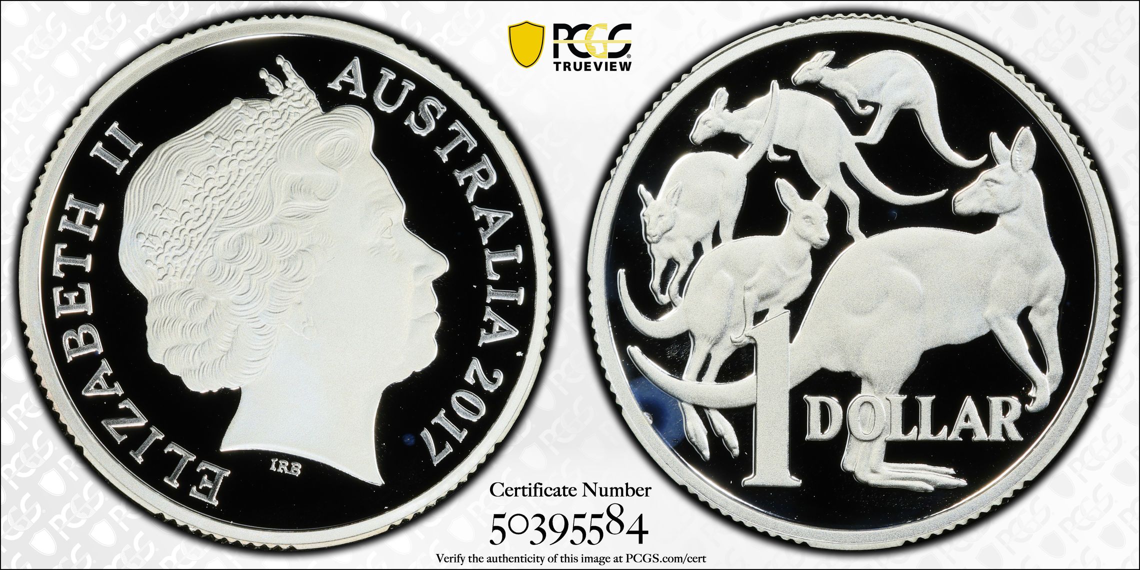 Silver, One Dollar, 2017, PCGS PR69DCAM