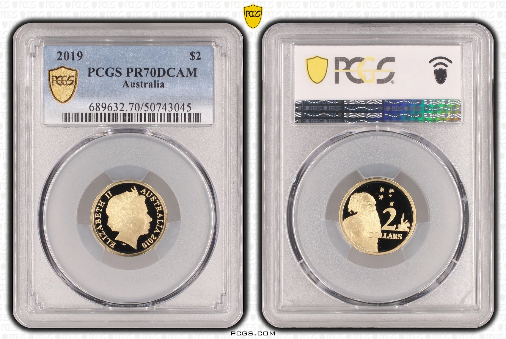 Two Dollar, 2019, PCGS PR70DCAM