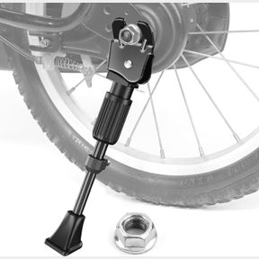 ADJUSTABLE FOR 12-20 INCH WHEEL SEISSO BIKE KICKSTAND FOR KIDS BIKE 12 14 16 18 20 INCH WHEEL, ADJUSTABLE REAR MOUNT BICYCLE KICKS