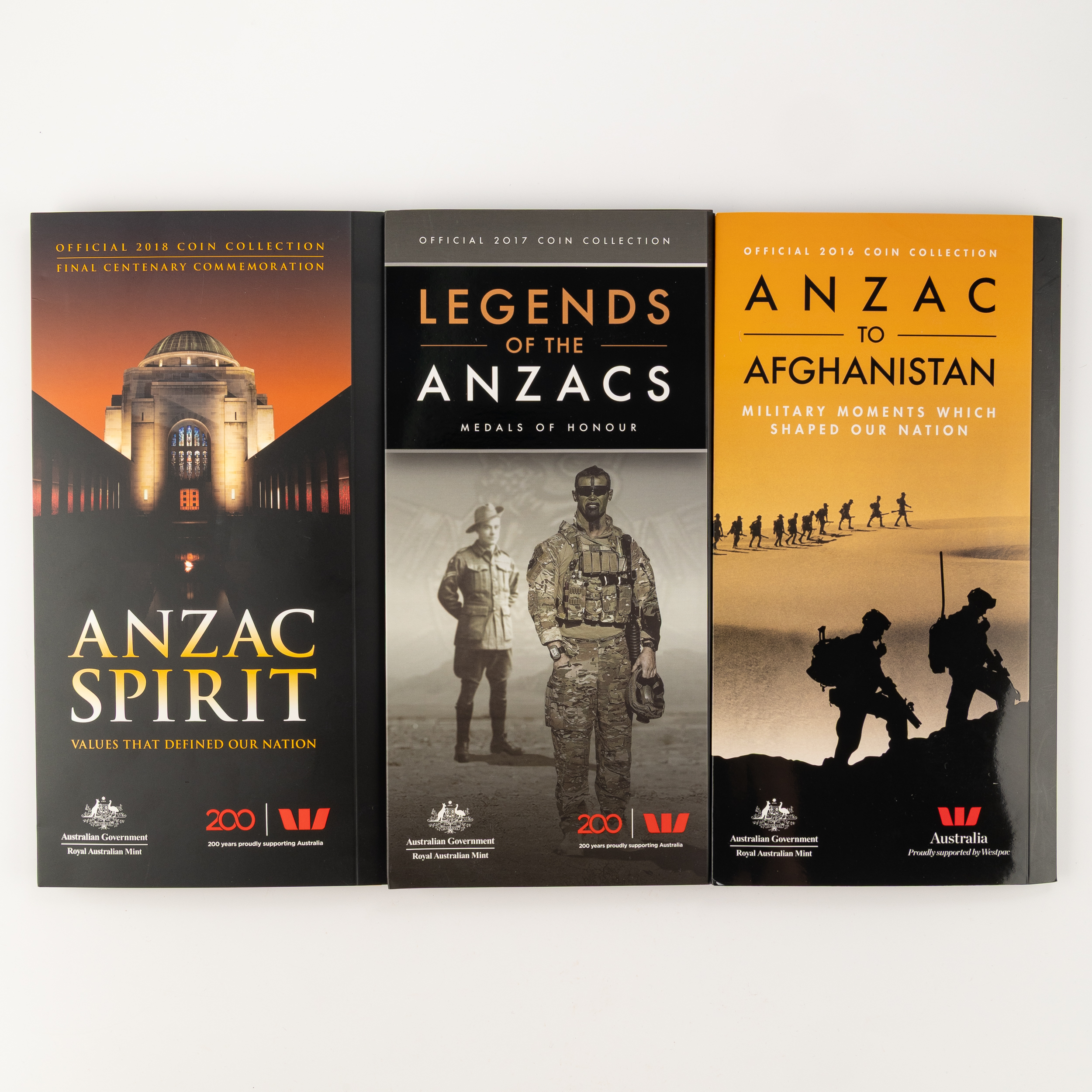Elizabeth II, RAM- ANZAC Series, Accumulation, 2016 - 2018, UNC