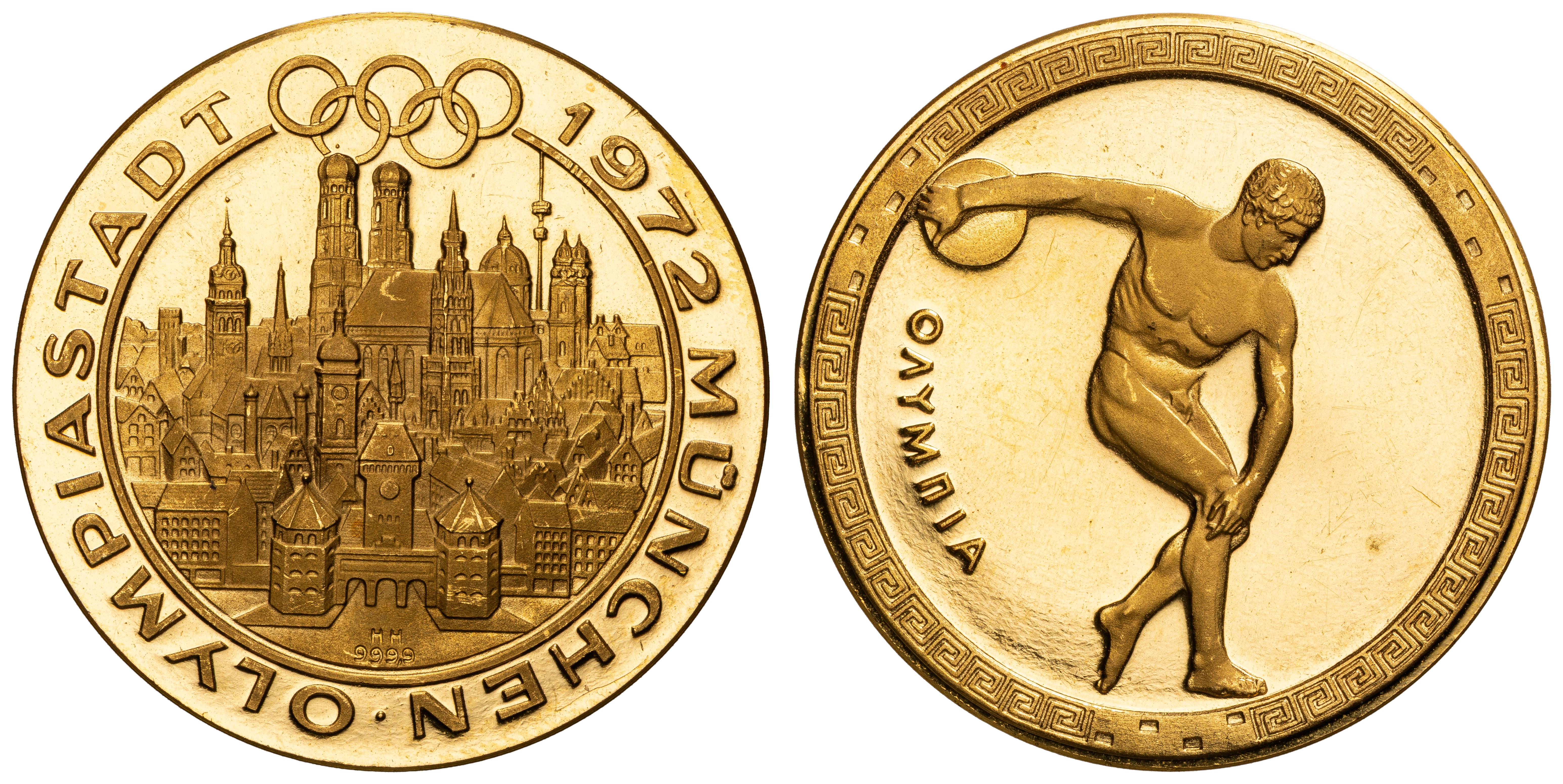 Germany, Munich Summer Olympics - Commemorative Medallion, 1972, FDC