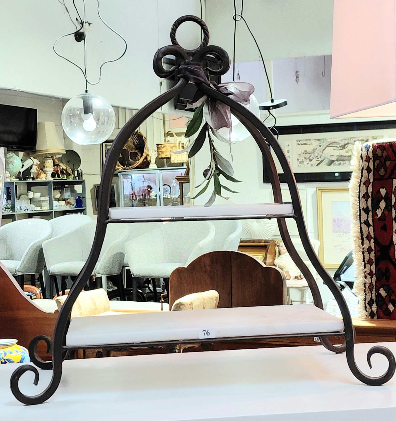 76 · IRON AND GRANITE SERVING DISPLAY