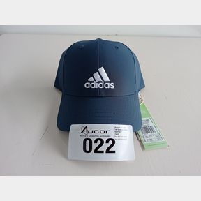 ADIDAS B-BALL EMBOSSED TRAINING CAP - BLUE/WHITE -