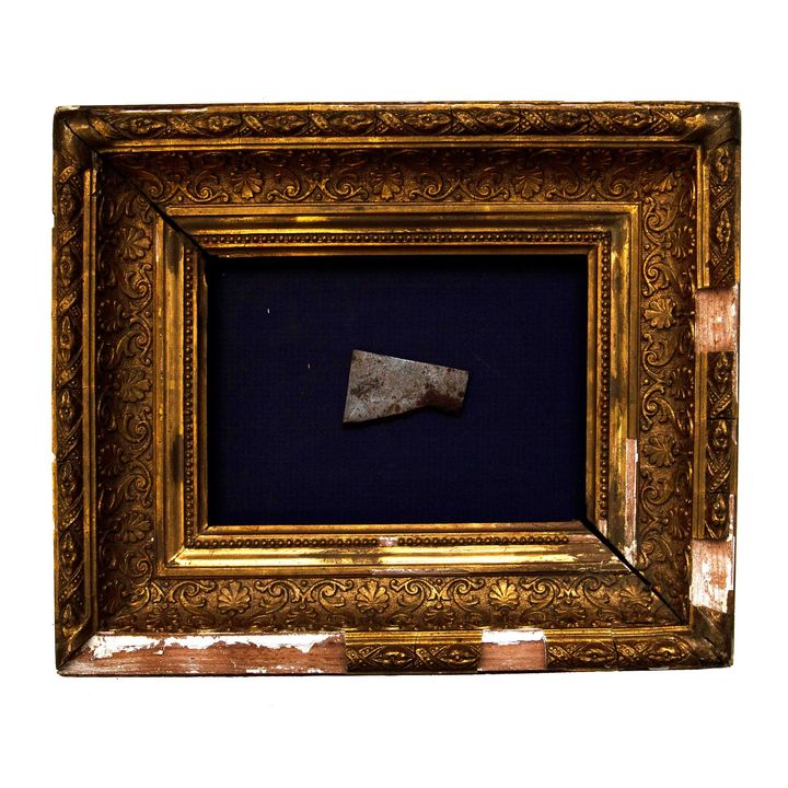 Africa, Great Nama Land, Namibia, Gibeon Meteorite Fragment,