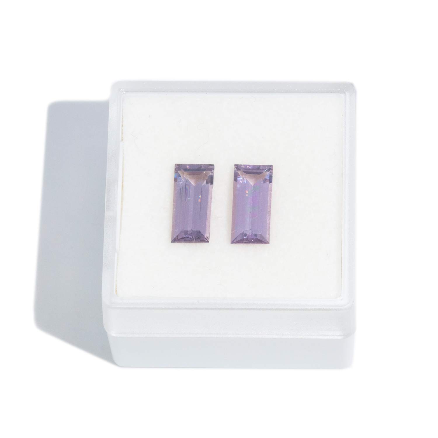 Pair of Lavender Spinels