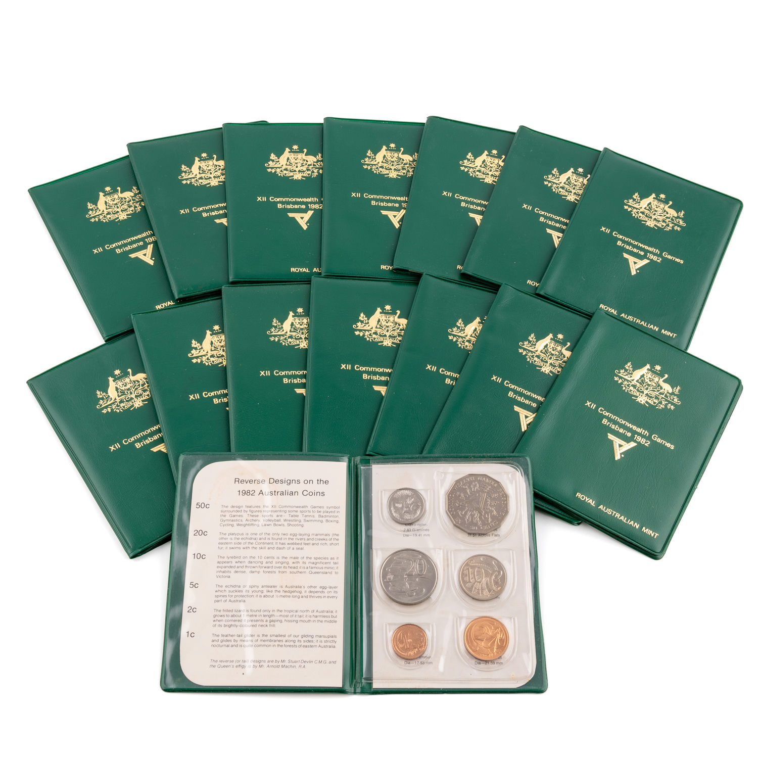 Elizabeth II, XII Commonwealth Games, Accumulation, 1982, UNC