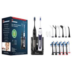 PURSONIC DUAL RECHARGABLE TOOTHBRUSH 20 ACCESSORIES