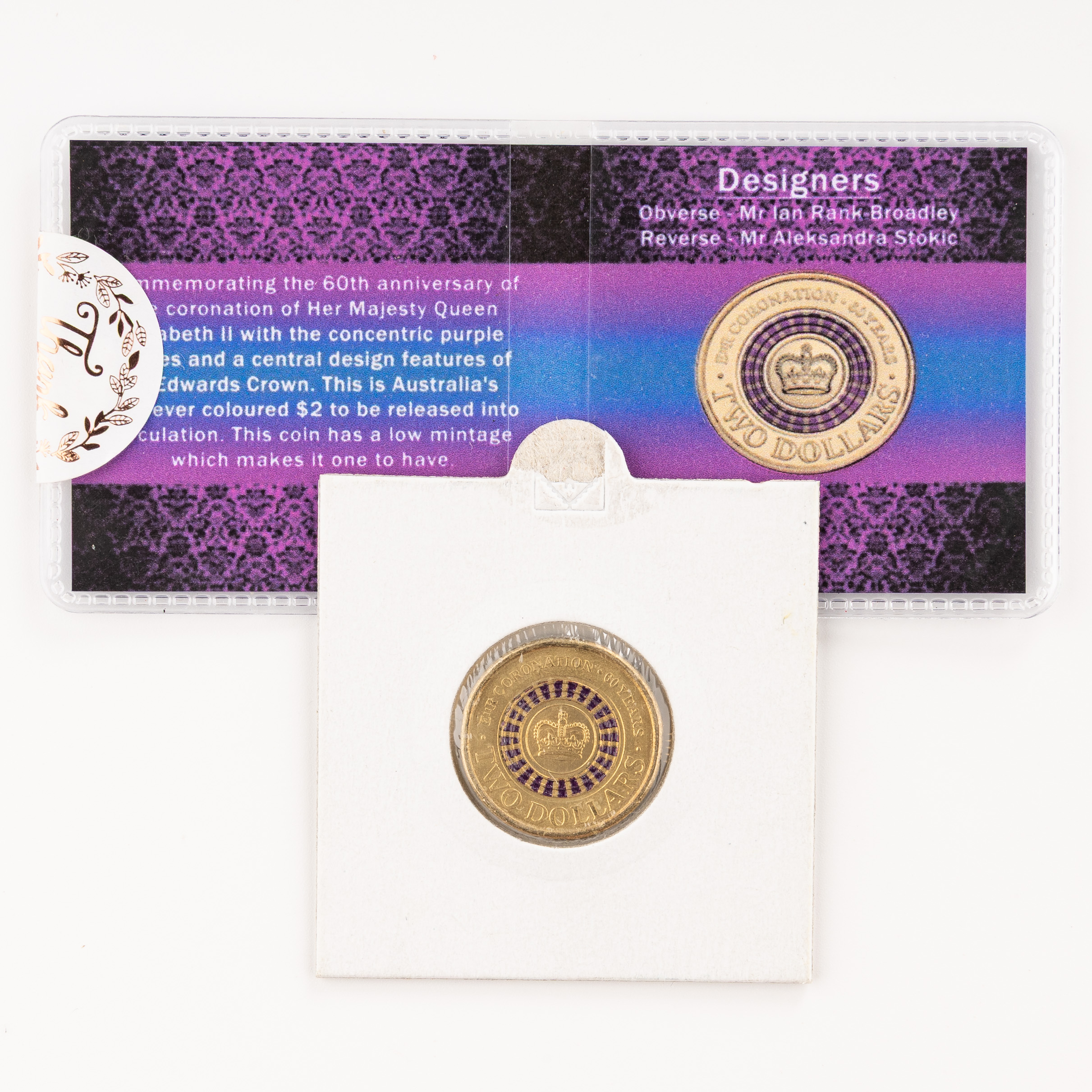 Elizabeth II, RAM - 60th Anniversary of the Coronation, Two Dollars, 2013, UNC