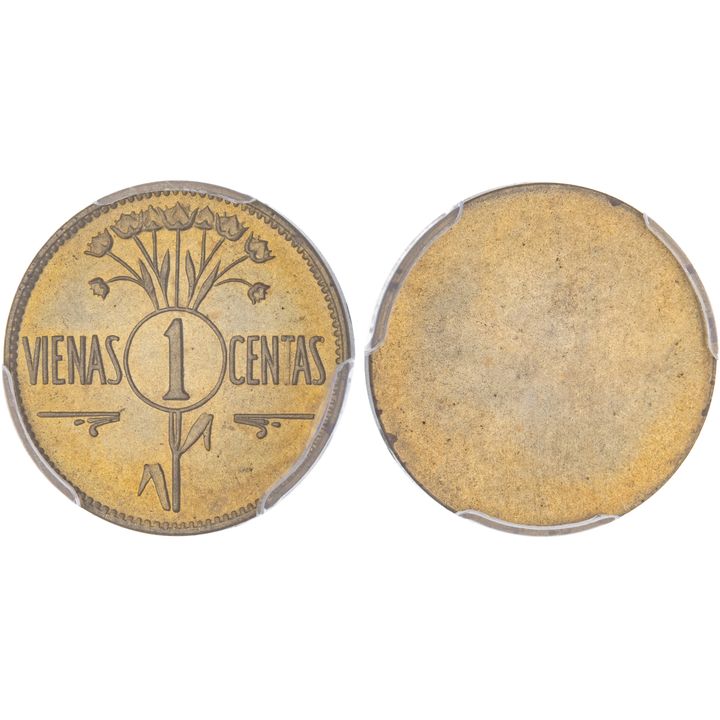 Lithuania, Specimen Centas, 1925, PCGSSP 66