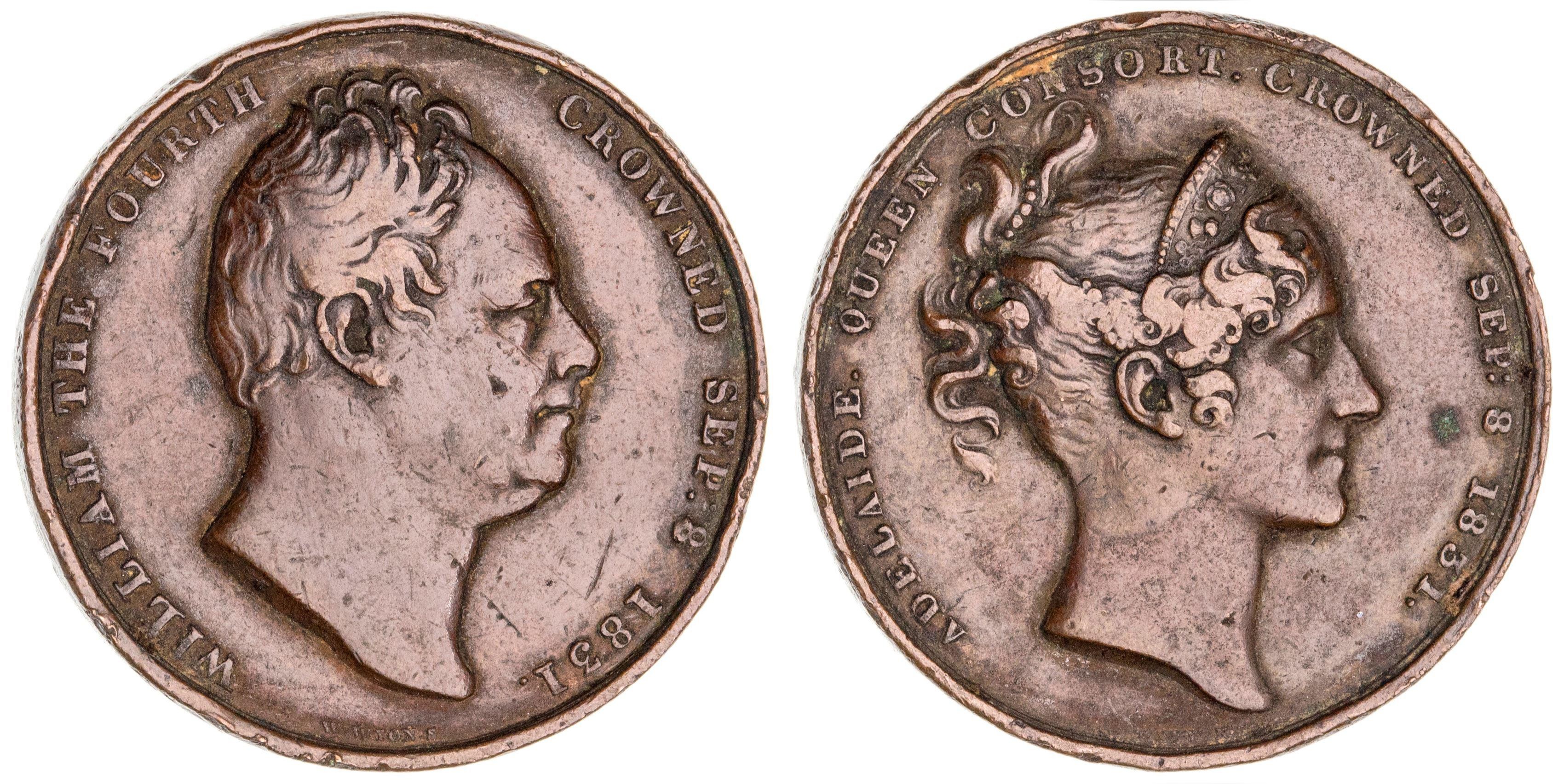 Great Britain, William IV, Coronation Medal, 1831, gVF