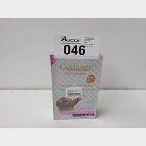 COLLAGEN SNAIL EXTRACT BRIGHTENING AND MOISTURIZING FACIAL MASKS - 10X25ML - BOX OF 10
