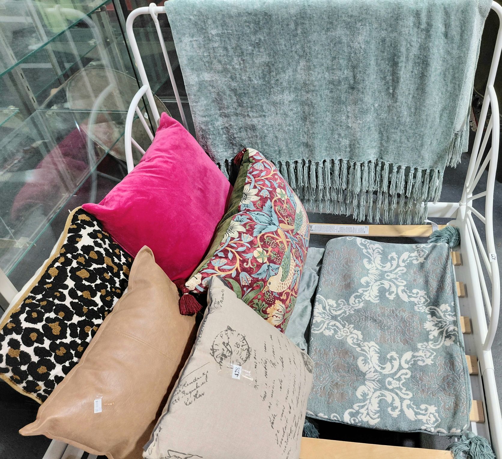 Modern Interior Cushions And Laura Ashley Throw