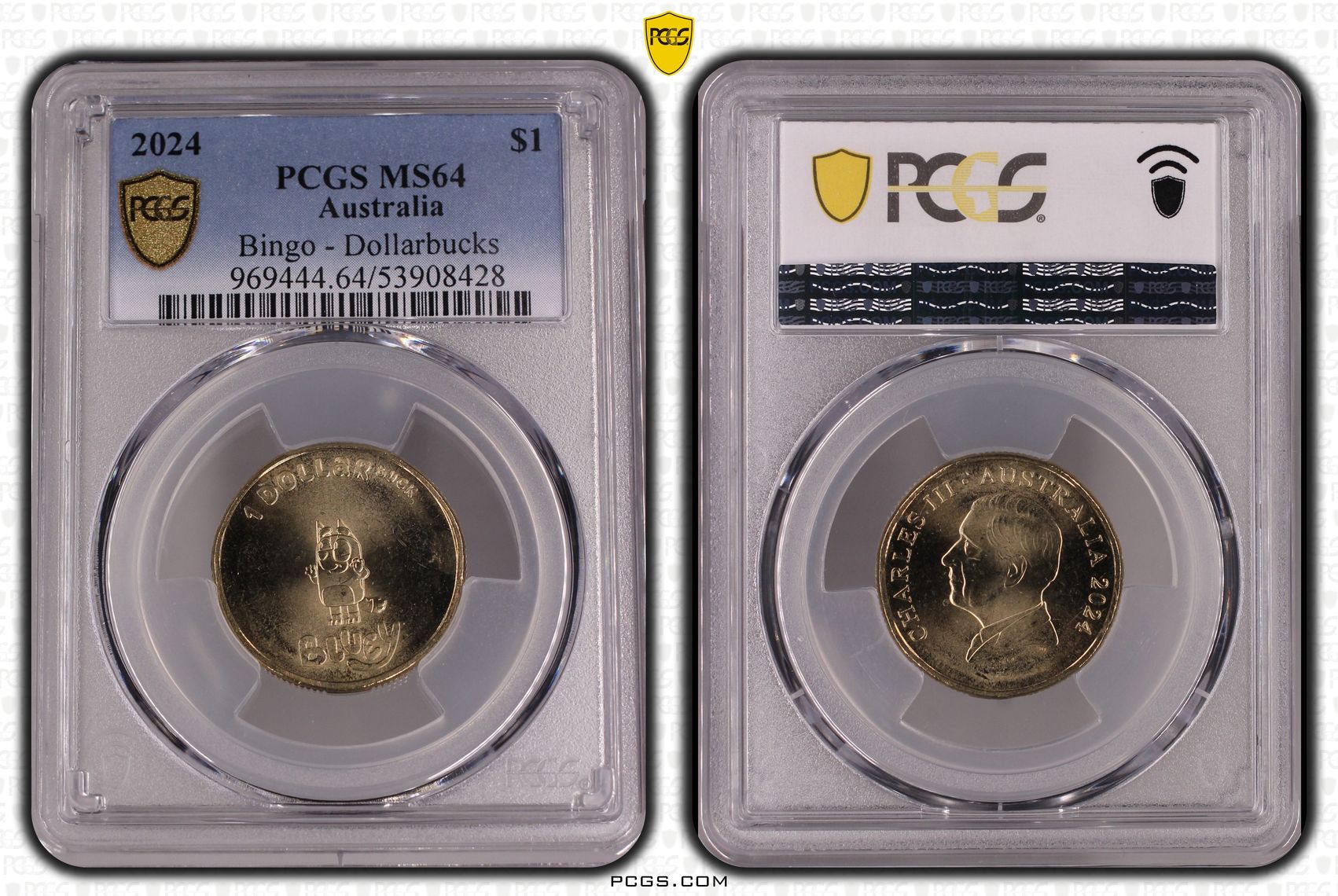 Bingo - Dollarbucks, One Dollar, 2024, PCGS MS64