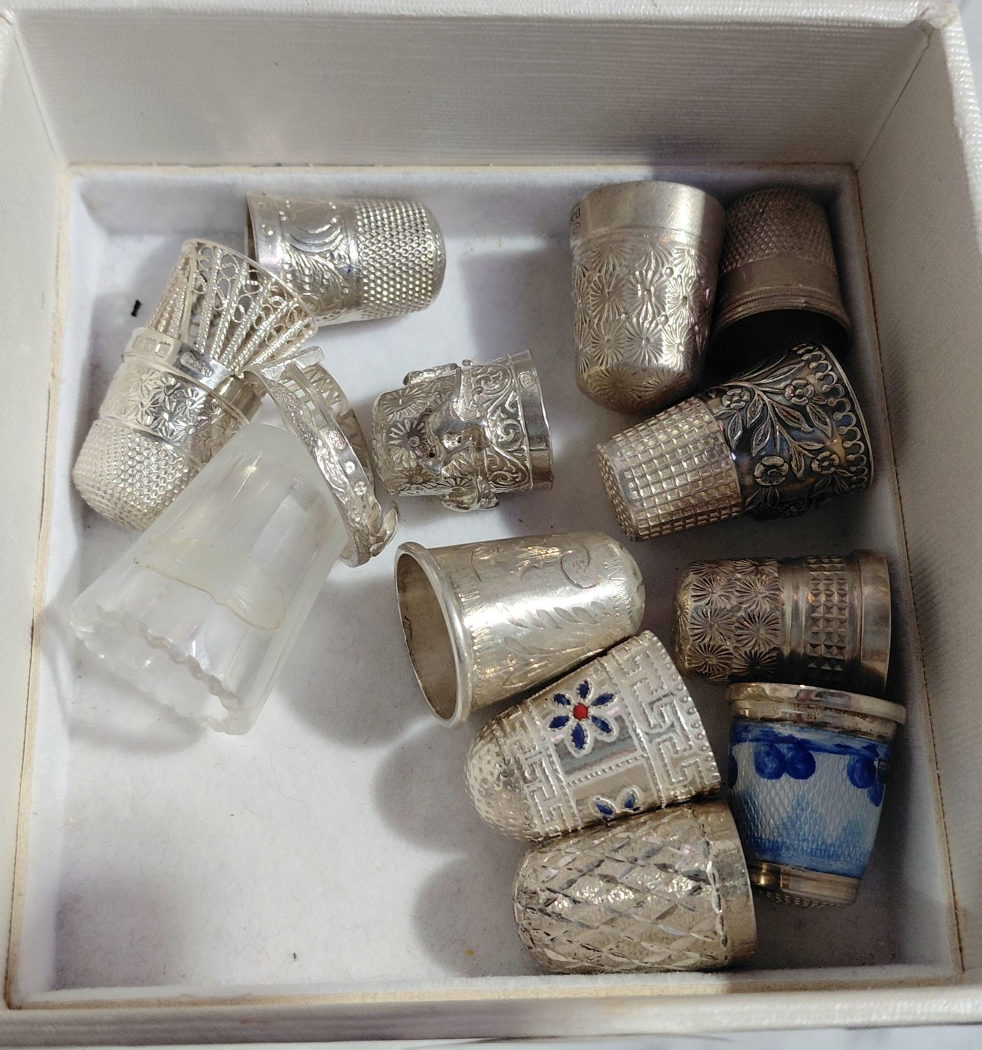 283 · STERLING SILVER THIMBLES