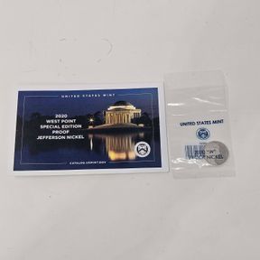 2020 West Point Special Edition Proof Jefferson Nickel