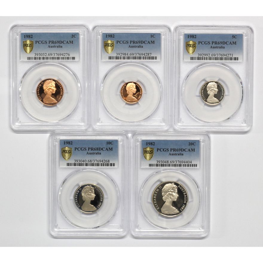 Elizabeth II, Proof Set, 1982 Accumulation