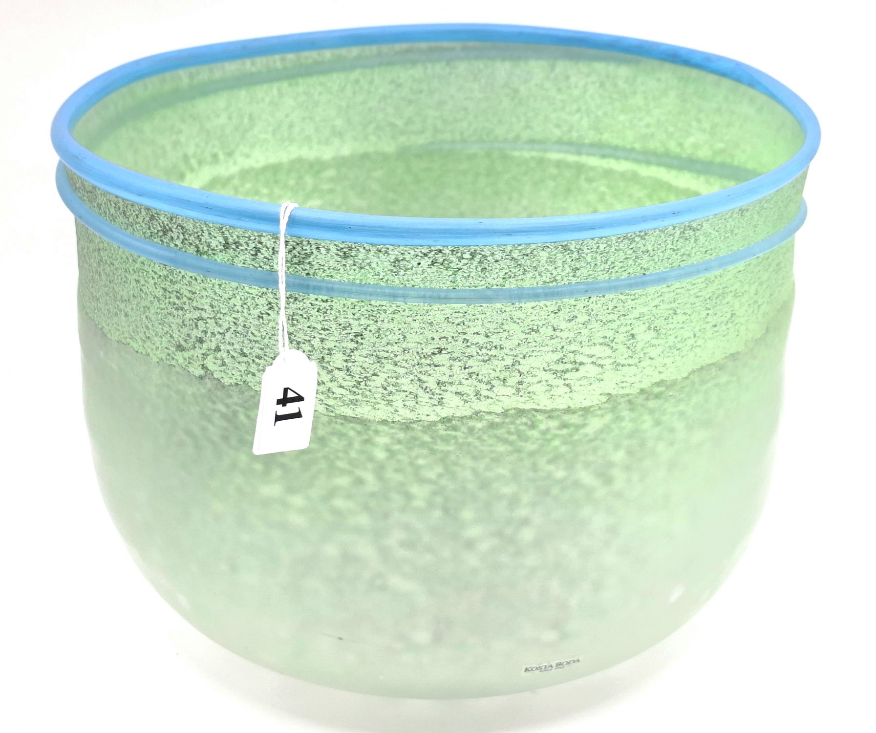 41 · KOSTA BODA ART GLASS BOWL