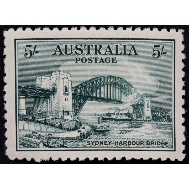 Sydney Harbour Bridge, Five Shillings, 1932, Fine