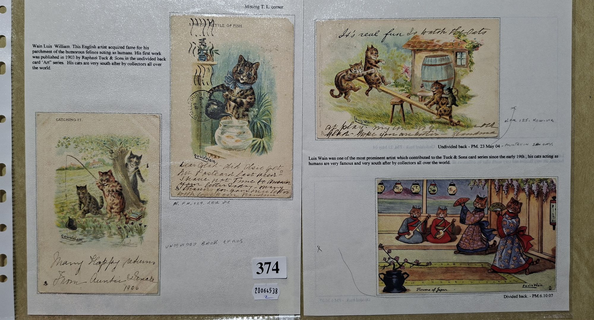 Louis Wain Postcards