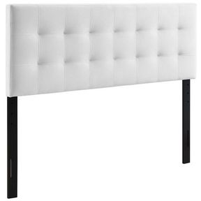 Mai Lifestyle Stylish Upholstered Headboard White White King |