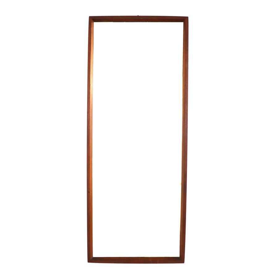 A Danish 1960s teak framed wall mirror