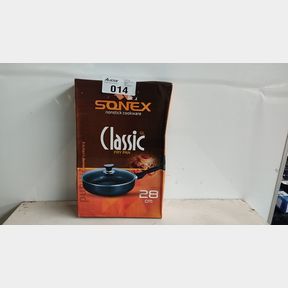 FRYING PAN CLASSIC WITH GLASS LID -KITCHEN ESSENTIALS- - BLACK - L -
