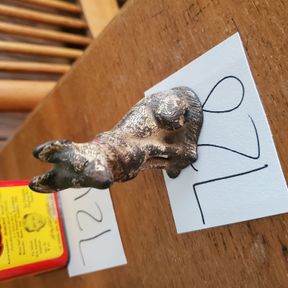 Small cast iron German Shepard (Hubley?) Paperweight