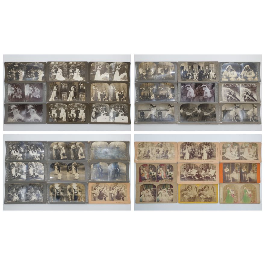 Stereograph Cards - Comical (x36)