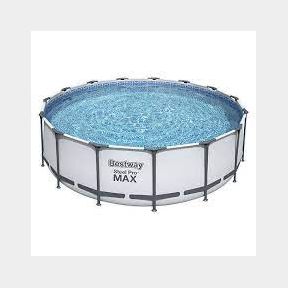 Bestway 457cm x 122cm Steel Pro MAX Frame Pool Set -Grey-51459/616 B8 (S1) B D