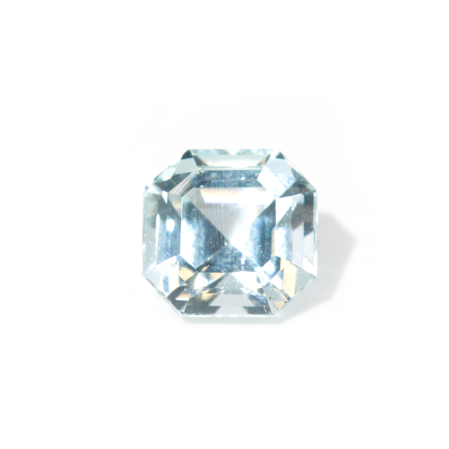 2.22 Carat Pale Blue Radiant Cut Tourmaline