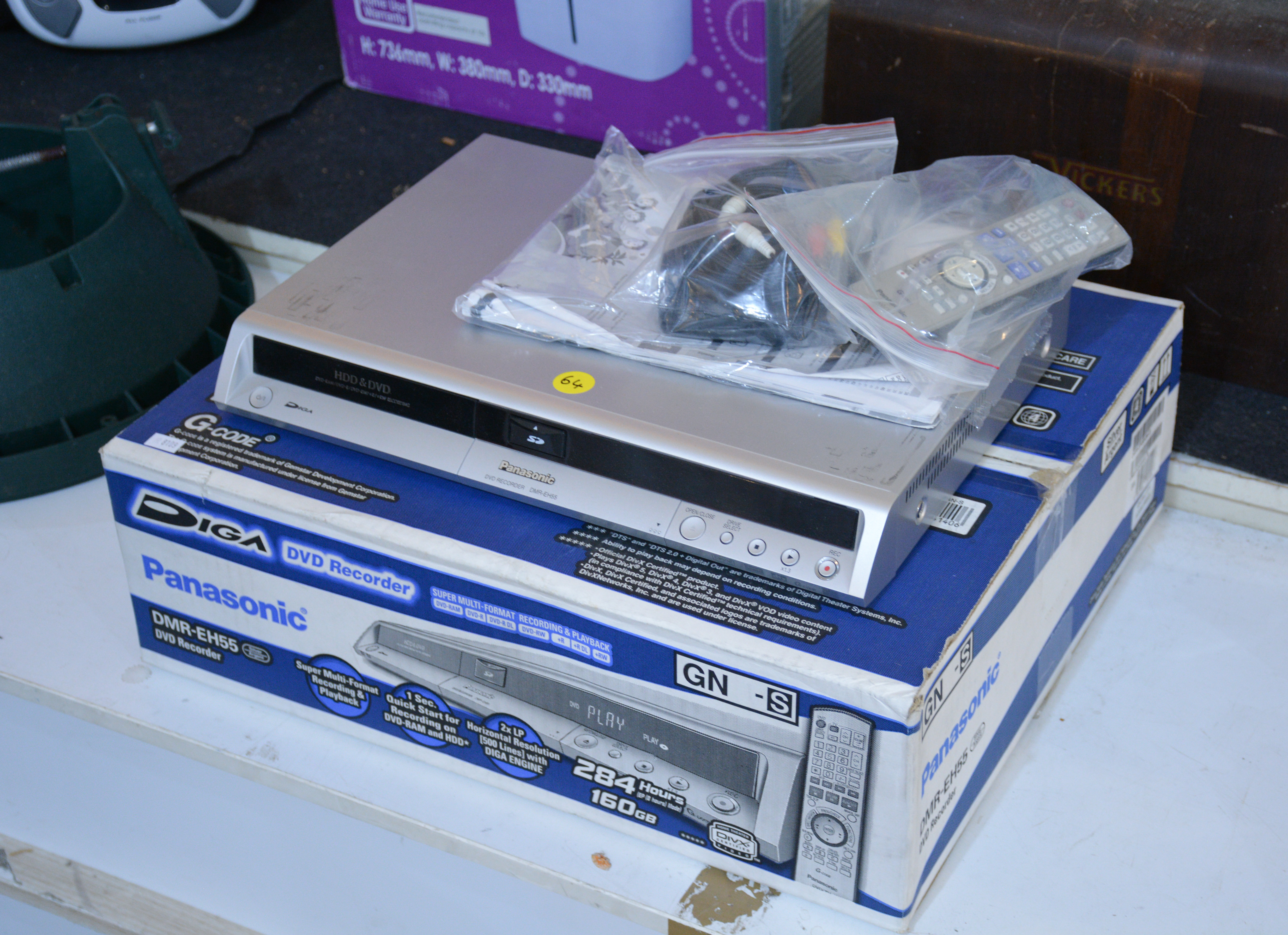 Panasonic DVD Recorder and Accessories — NZ auction result