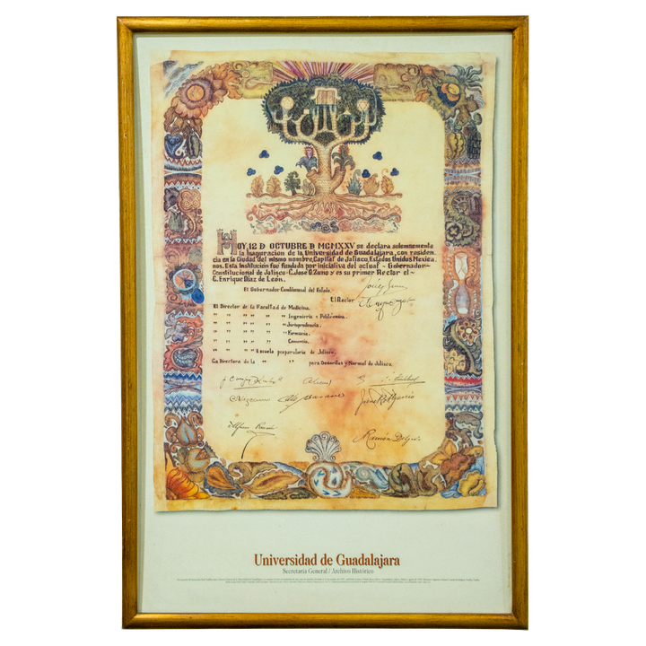 Acta de fundación de la Universidad de Guadalajara