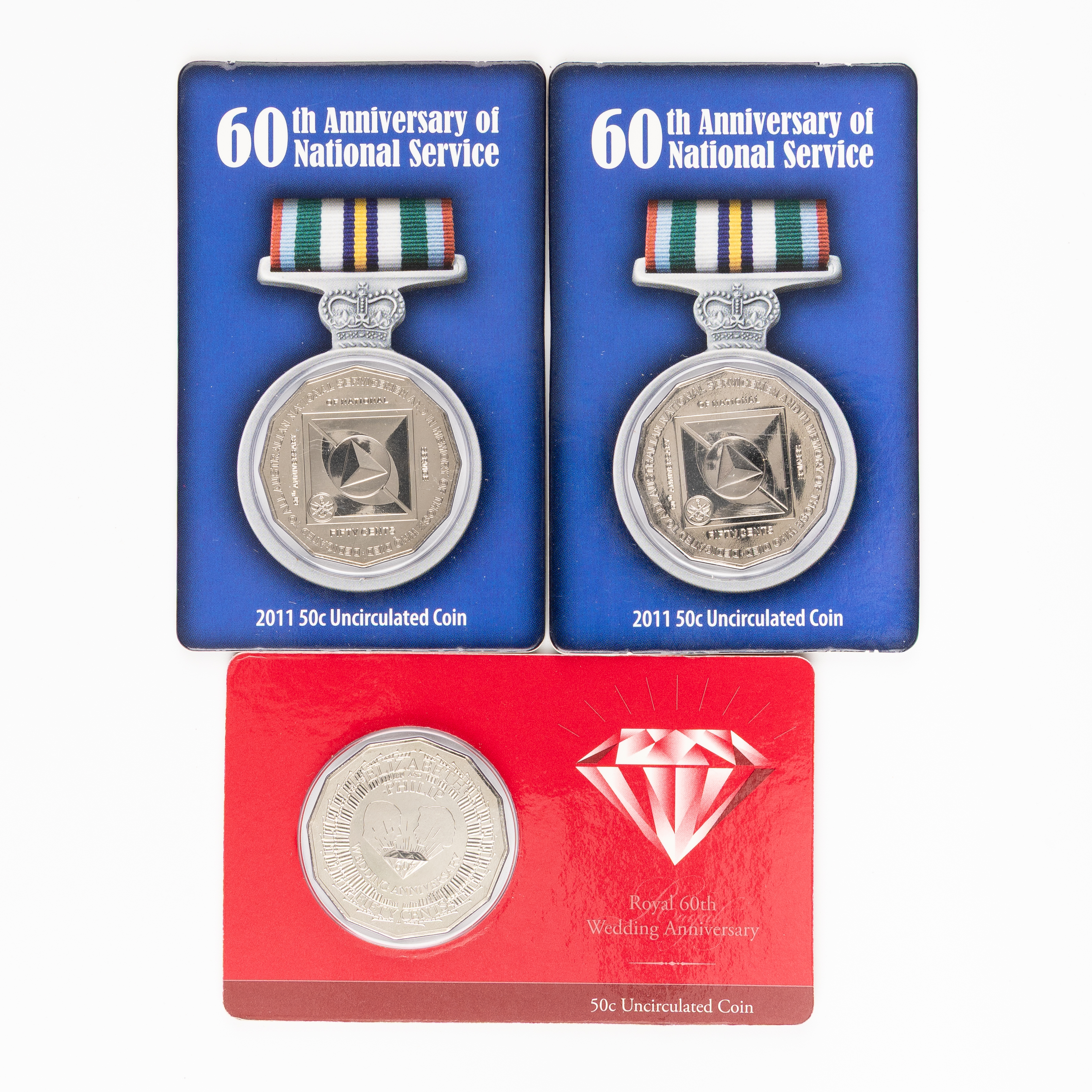 Elizabeth II, RAM , Fifty Cents, 2007 - 2011, UNC