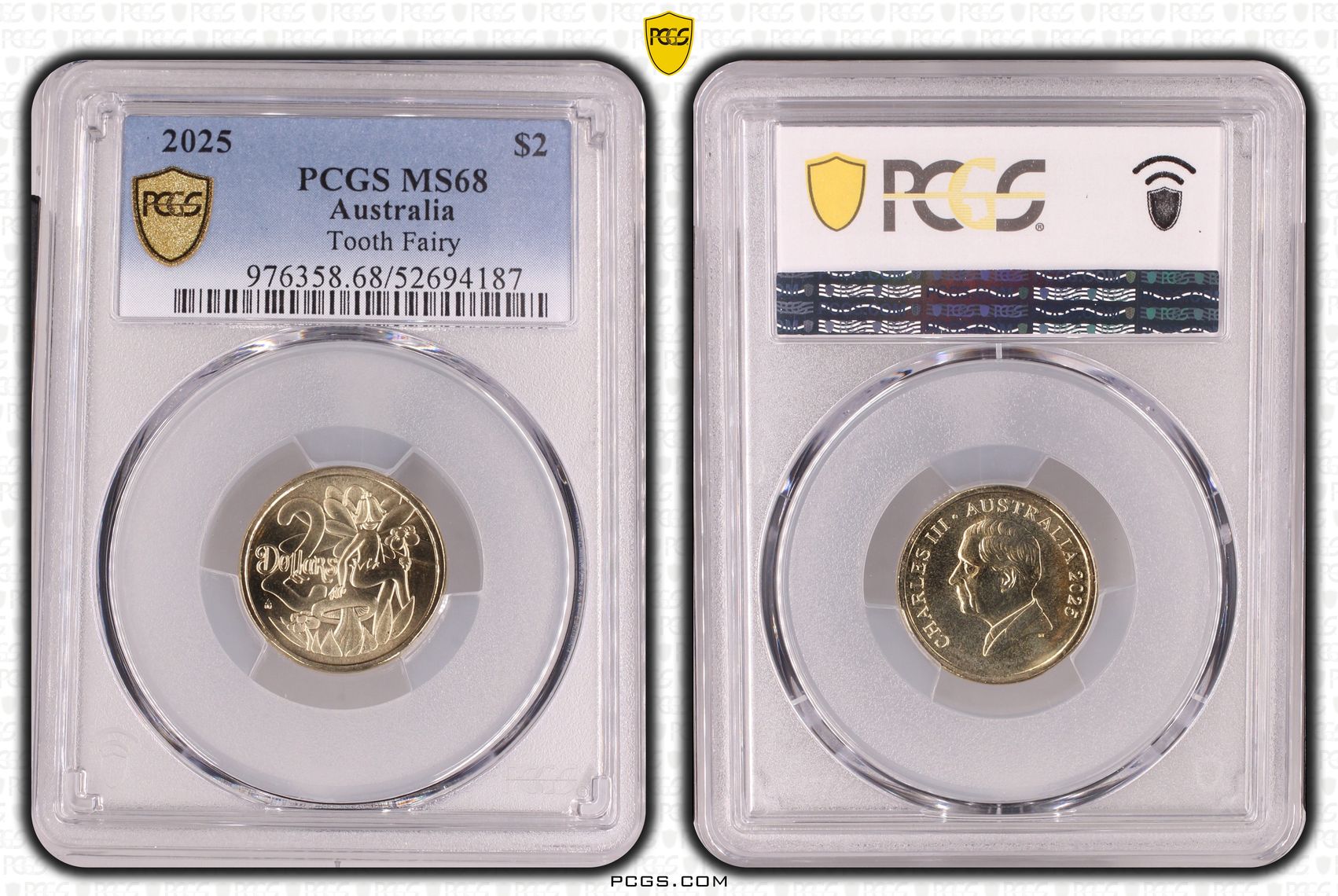 Tooth Fairy, Two Dollar, 2025, PCGS MS68