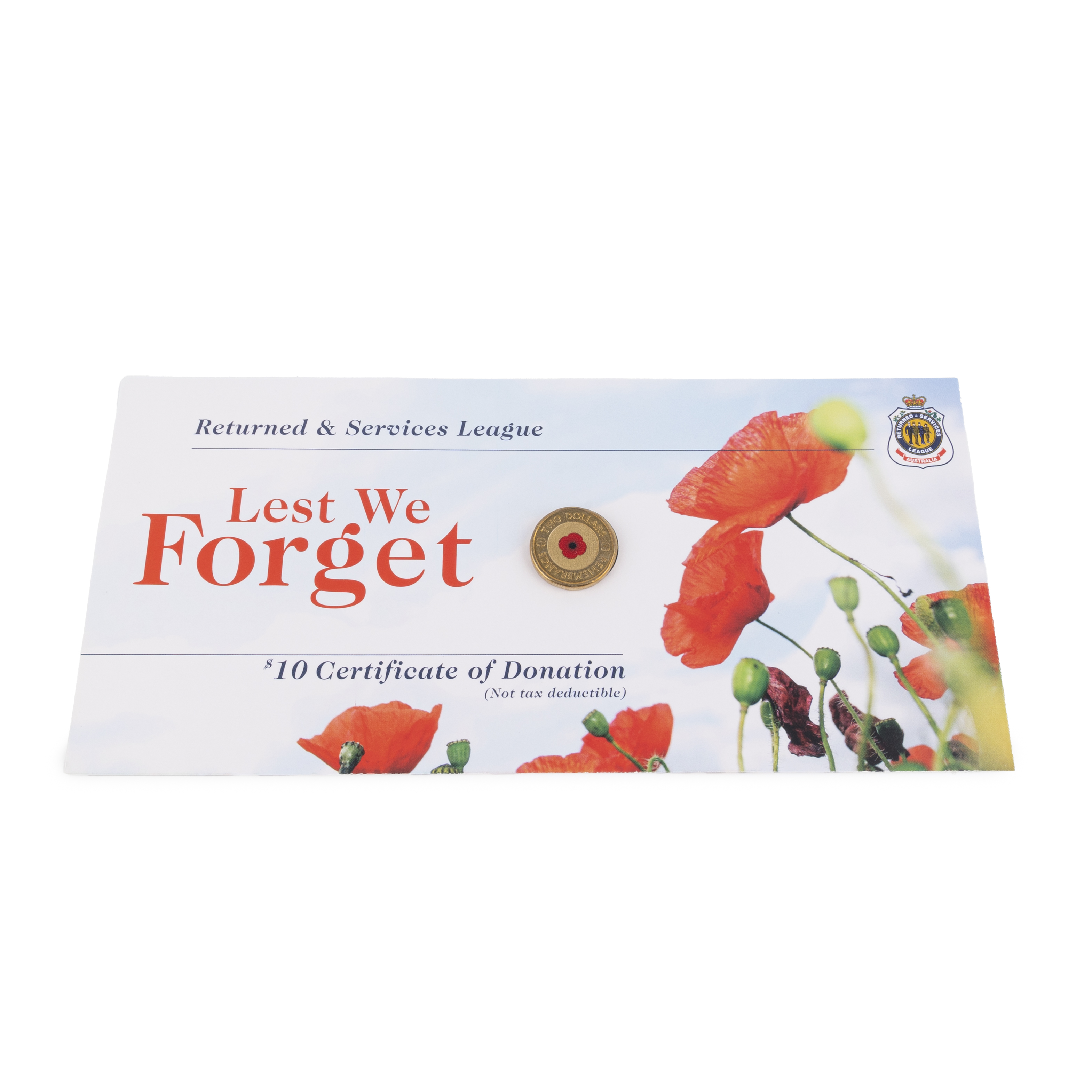 RSL - Lest We Forget, Two Dollars, 2012, UNC