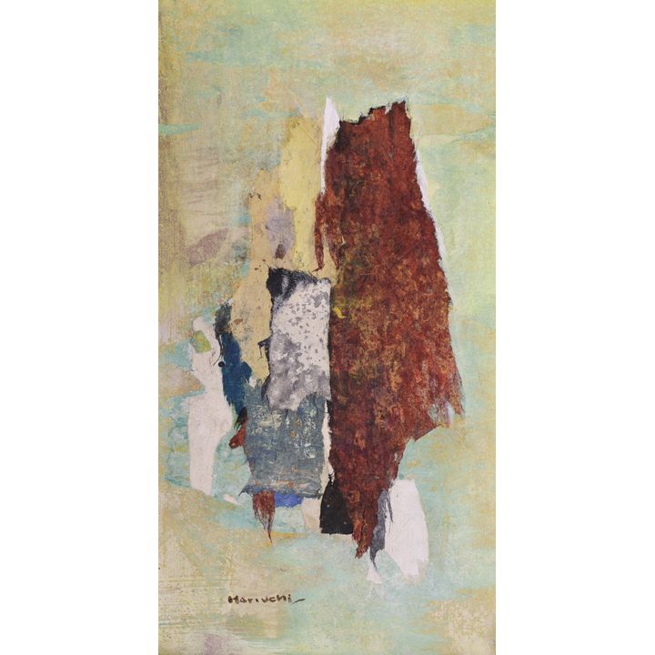 Paul Horiuchi ''Autumn'' Casein Collage