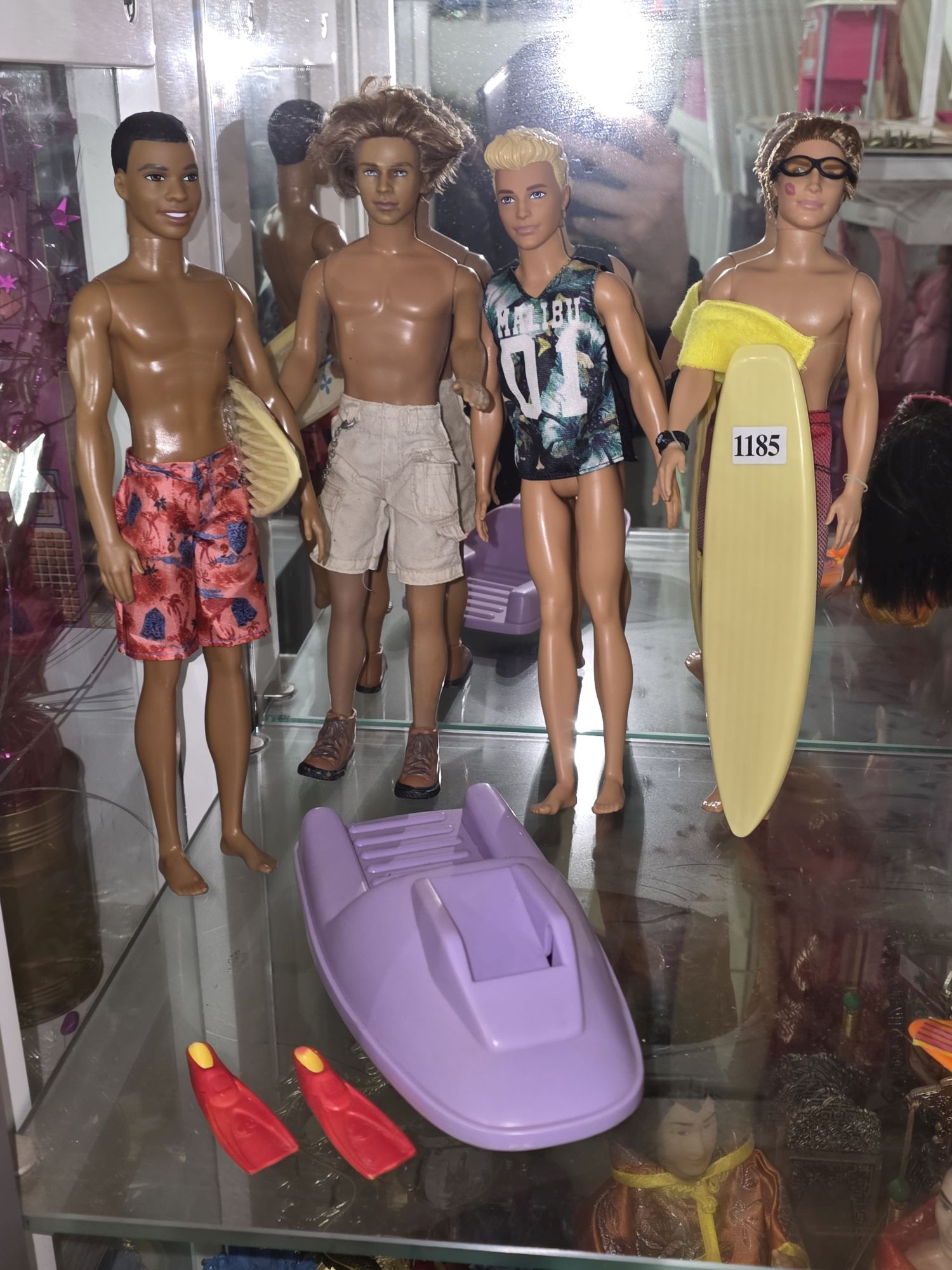 4 Ken Dolls
