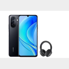 Huawei Nova Y70 64GB LTE Dual Sim - Black with Bluetooth Headphones