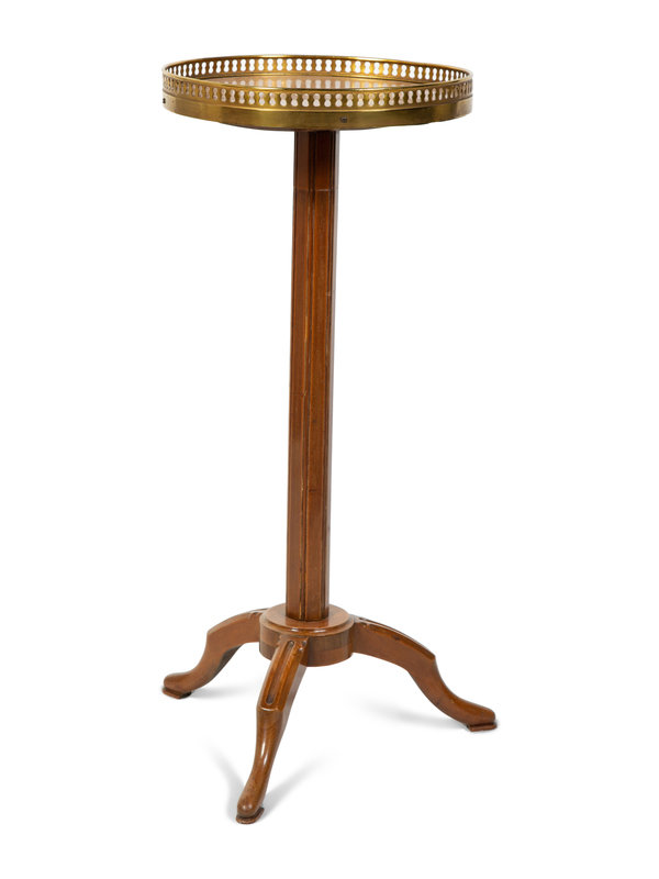A Louis XVI Style Candle Stand
Height 30 x diameter 15 1/2 inches.